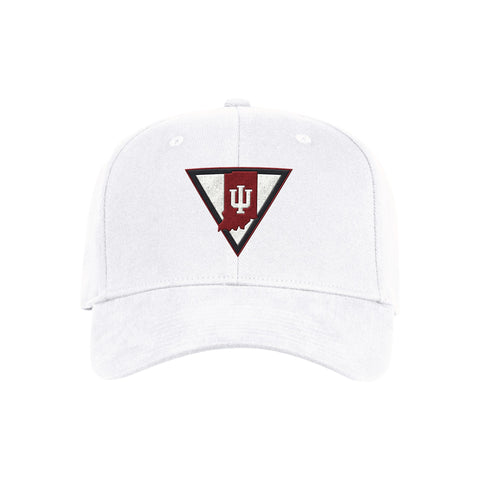 Indiana Hoosiers Adidas White Shouch Hat