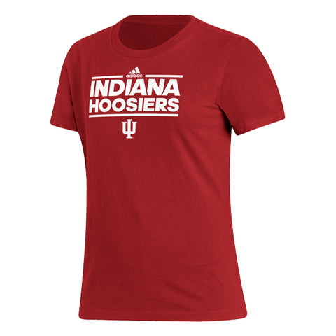 Indiana Hoosiers Adidas Women's Fresh Short-Sleeve Tee