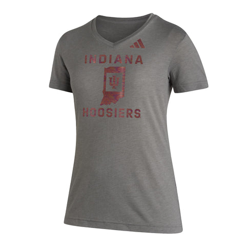 Indiana Hoosiers Adidas Women's Hob Short-Sleeve T-Shirt