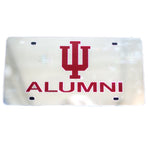 Indiana Hoosiers Silver Alumni License Plate