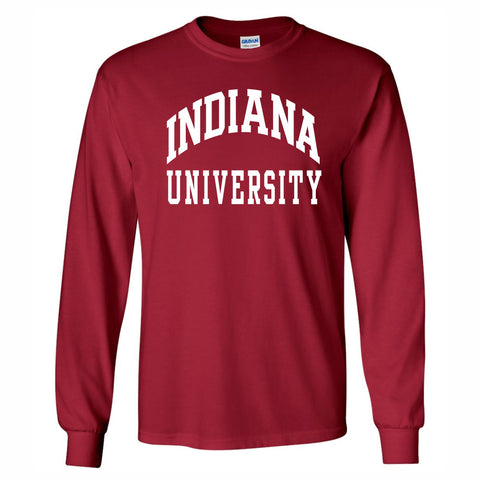 Indiana Hoosiers Arch Logo Long-Sleeve Tee