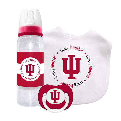 Indiana Hoosiers Baby Gift 3 Piece Set