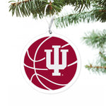 Indiana Hoosiers Basketball Acrylic Ornament