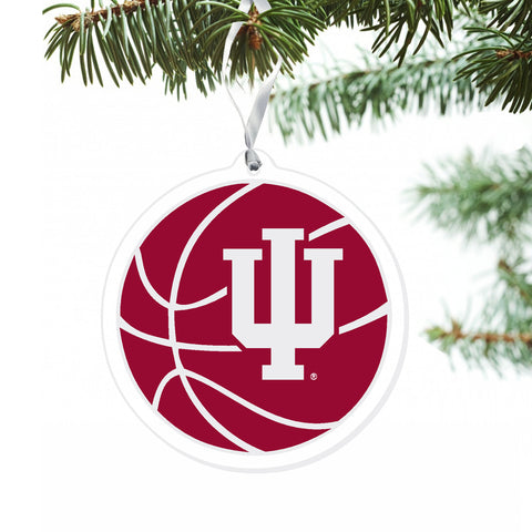 Indiana Hoosiers Basketball Acrylic Ornament