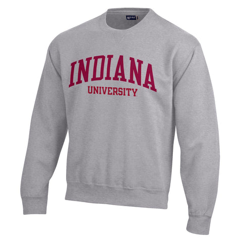 Indiana Hoosiers Big Cotton Embroidered Crewneck Sweatshirt