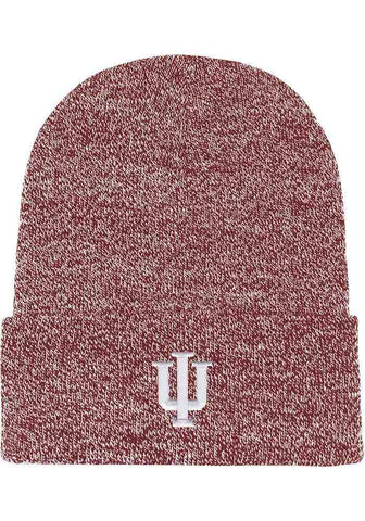 Indiana Hoosiers Bueller Knit Beanie- Heather Crimson