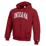 Indiana Hoosiers Champion Full Zip Twill Hood