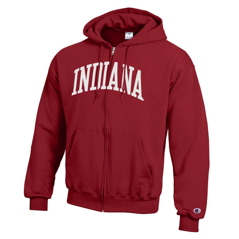 Indiana Hoosiers Champion Full Zip Twill Hood