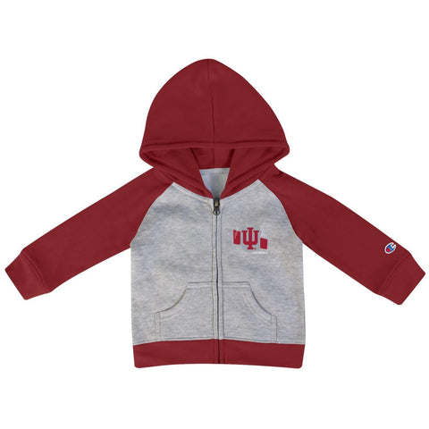 Indiana Hoosiers Champion Youth Full Zip Hoodie
