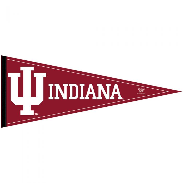 Indiana Hoosiers IU Logo Garden Flag With Pole Stand - 13x18 Inch Double Sided, Officially Licensed - View #8