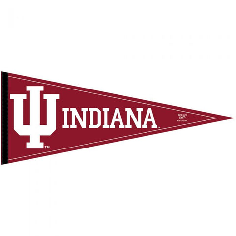 Indiana Hoosiers Classic Red &amp; White Pennant