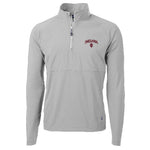 Indiana Hoosiers Cutter &amp; Buck Adapt Eco Knit Hybrid Recycled Mens Quarter Zip