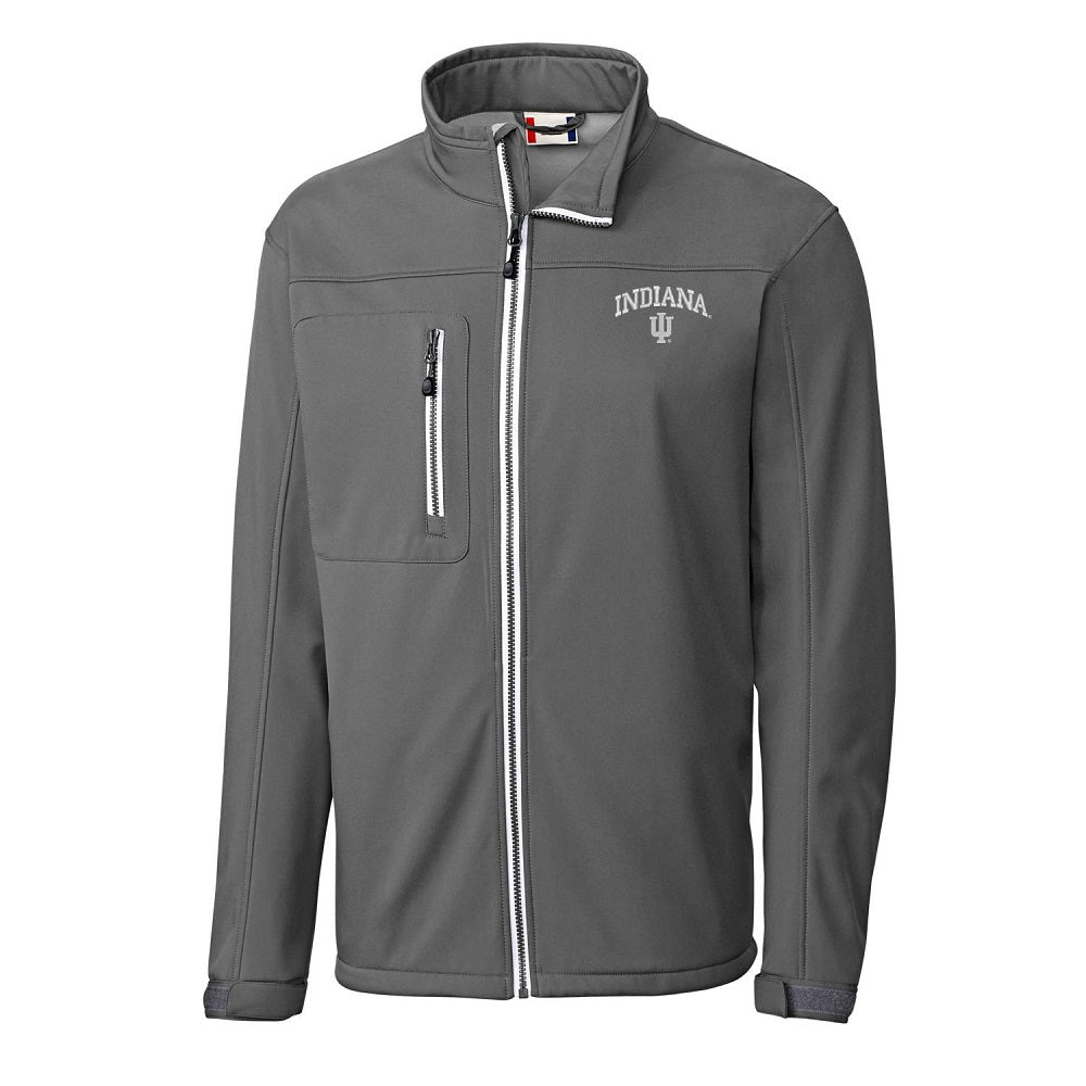 Indiana Hoosiers Cutter &amp; Buck Telemark Softshell Jacket