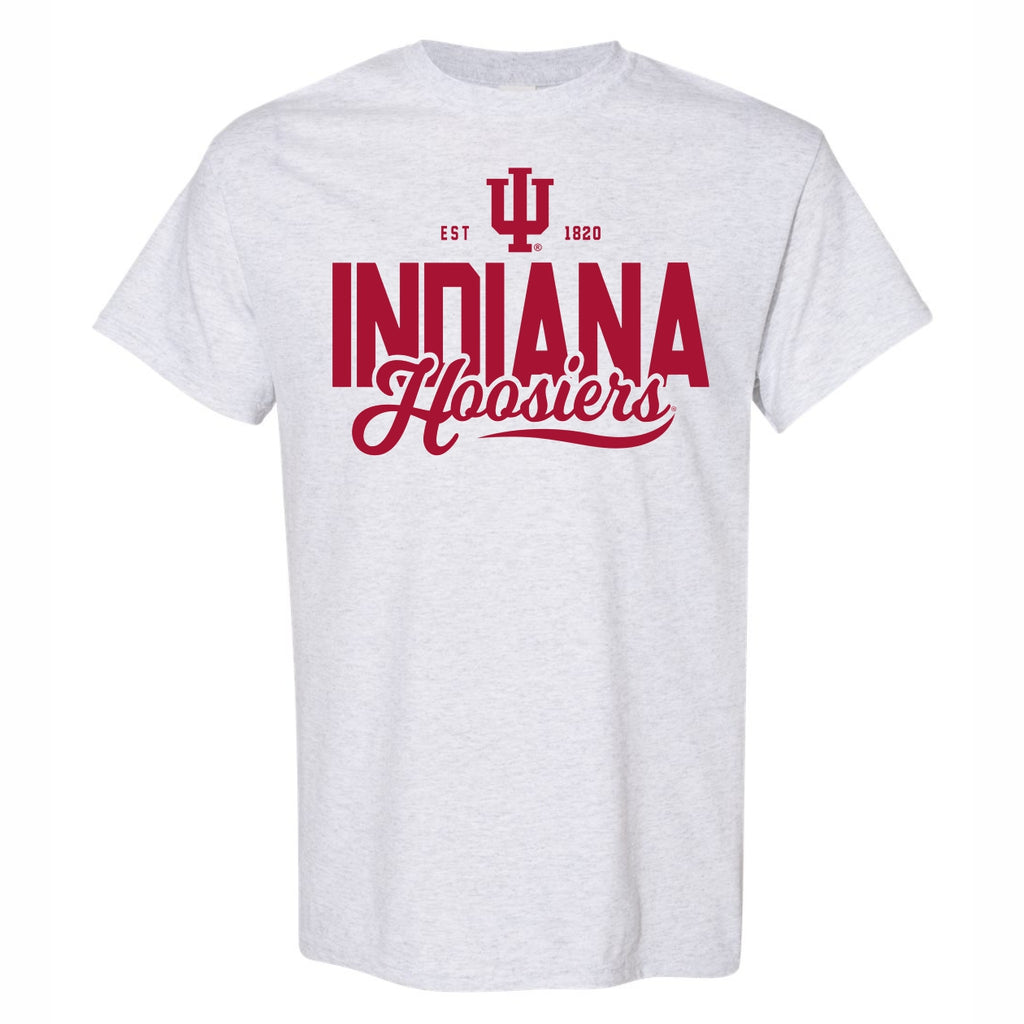 Indiana Script Flag Indiana Hoosiers 'Hoosier Script' Tee – Gameday Spirit Fanstore