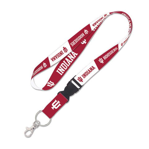 Indiana Hoosiers Detachable Buckle 1" Lanyard