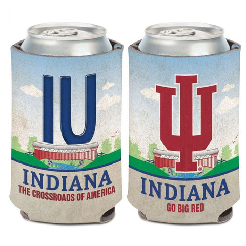 Indiana Hoosiers License Plate 12oz Can Cooler