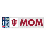 Indiana Hoosiers Mom 3" x 10" Decal