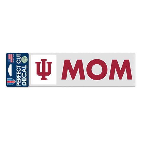 Indiana Hoosiers Mom 3" x 10" Decal