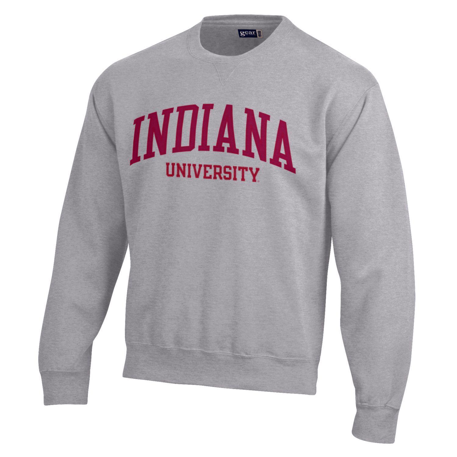 indiana university gear Indiana Hoosiers Oxford Cotton Arch Hoodie Oxford / M