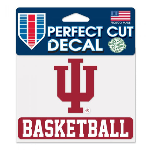 Indiana Hoosiers Perfect Cut Color Basketball Decal