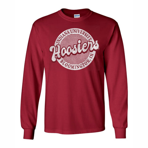 Indiana Hoosiers Retro Style Long Sleeve T-Shirt