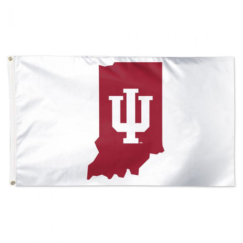 INDIANA HOOSIERS SECONDARY LOGO FLAG - DELUXE 3' X 5'