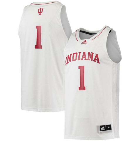 Indiana Hoosiers White Adidas Swingman Basketball Jersey