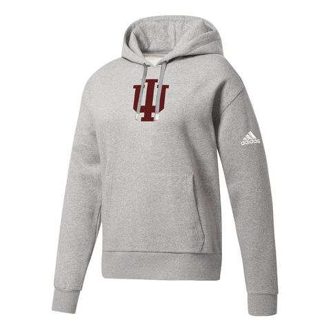 Indiana Hoosiers Women's Adidas IU Fleece Hoodie