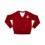 Indiana Hoosiers Women's Crimson Cardigan Sweater