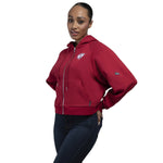 Indiana Hoosiers Women's Hype &amp; Vice Zip-Up Raglan
