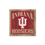 Indiana Hoosiers Logo Wooden Magnet