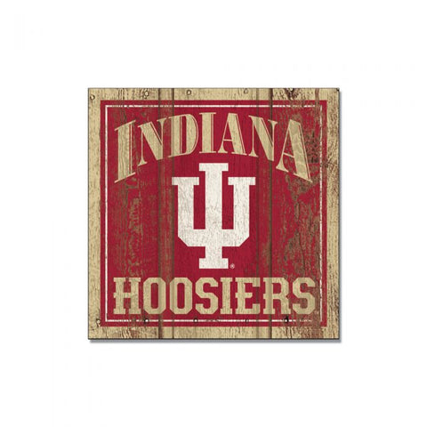 Indiana Hoosiers Logo Wooden Magnet