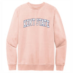 Kent State Golden Flashes 2 Color Arched Distressed Crew