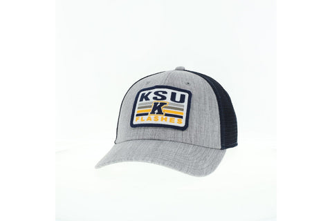KSU Flashes Mesh Heather Gray Patch Cap