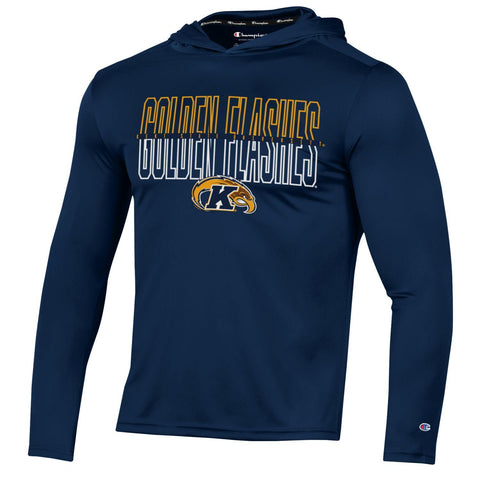 KSU Golden Flashes Champion Navy Impact Hooded Tee