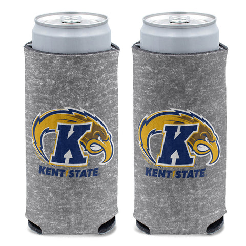 KSU Golden Flashes Heather Gray Slim Can Cooler