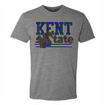 KSU Golden Flashes Heather Grey 3-Colored Squirrel Tee