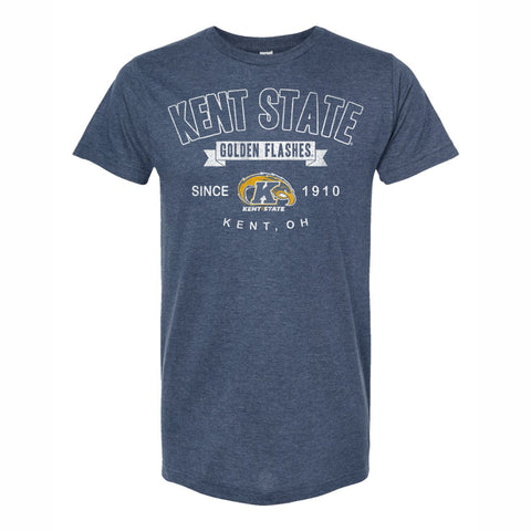 KSU Golden Flashes Heather Navy Outline SST