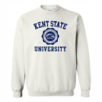 KSU Golden Flashes Seal White Crewneck Sweatshirt