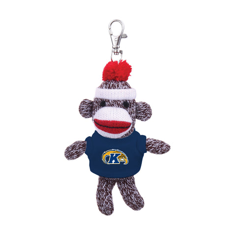 KSU Golden Flashes Sock Monkey Keychain