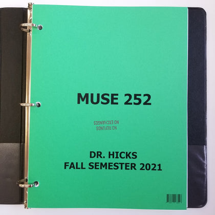 MUSE 252 HICKS - F23