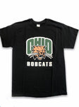 Ohio Bobcats Black Bobcats Short Sleeve Tee