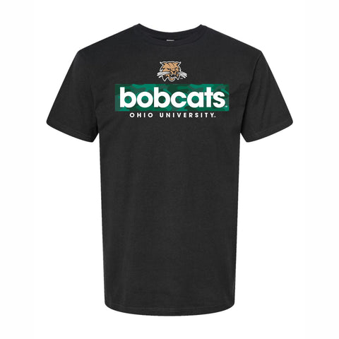 Ohio Bobcats Black Camo Block T-Shirt