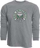 Ohio Bobcats Blue 84 Steel Grey VW Whip Long-Sleeve T-Shirt