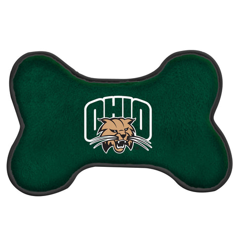 Ohio Bobcats Bone-Shaped Dog Toy