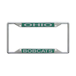 Ohio Bobcats Chrome Letter License Plate Frame