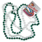 Ohio Bobcats Green &amp; White Spirit Beads