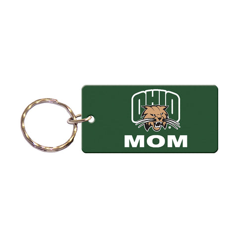 Ohio Bobcats Mom Keychain