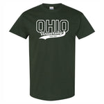 Ohio Bobcats Outline Since 1804 Forest Green T-Shirt