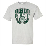 Ohio Bobcats Seal Gray Short Sleeve Tee